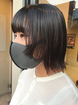 ヘアー アイス ルーチェ(HAIR ICI LUCE) ウルフボブ　ウルフカット　ボブ　担当　山中