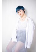 アクリルブルー×ショート