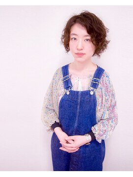 ヘアー キュート(hair CUtE) ミックスパーマで作るリラックスショート！
