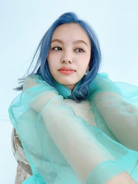 ダブ アオヤマ(DaB AOYAMA) clear blue / くすみブルー / ミニウルフ