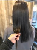 暗髪透明感カラー 新感覚トリートメントケア☆ さらツヤ髪に☆