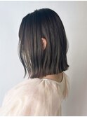 ボブオリーブグレージュ_大人ガーリーチョコレート_ba415302
