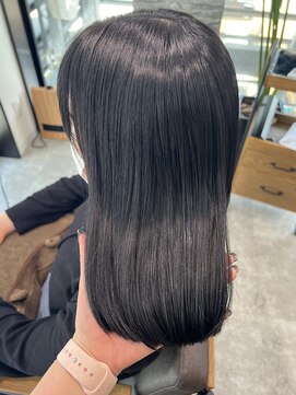 テラスヘア 新潟駅南(TERRACE hair) 【髪質改善】トリートメントで暗髪が映える