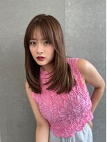 ロンド マーレ 天神大名店(Lond mare)&nbsp;ピンクブラウン/髪質改善/レイヤーカット/韓国ヘア/顔周りカット