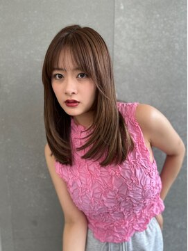 ロンド マーレ 天神大名店(Lond mare) ピンクブラウン/髪質改善/レイヤーカット/韓国ヘア/顔周りカット