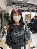 アドア 横浜(ADORE)&nbsp;【ADORE横浜】ピンクブラウン×ミディアムレイヤー