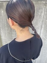 テントヘアー(tent hair) タイトな一束結びアレンジset*