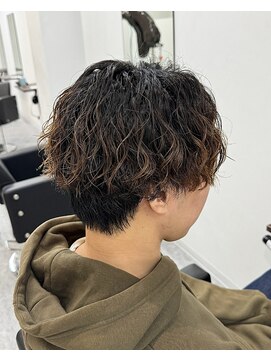 ブライト(BRIGHT) ［BRIGHT］センターパート×スパイラル［静岡/メンズ/静岡駅］