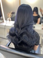 ブレンド 渋谷(BLend)&nbsp;縮毛矯正.レイヤーカット.ブルーブラック.髪質改善. ヘアカラー