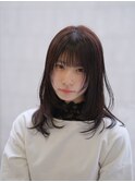 レイヤーカット／ナチュラル／モテ髪/銀座/ロングレイヤー