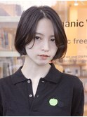 伸ばしかけ大人女子ショートボブレイヤー
