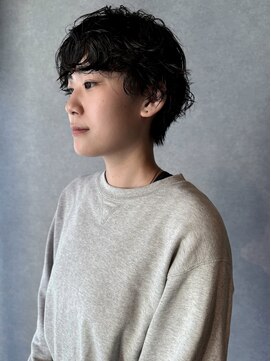 イトシテ レディースショート×スパイラルパーマ　【鎌田　隆雅】