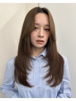 ガーランドギンザ(Garland Ginza)&nbsp;ロングレイヤー　長め前髪　ブリーチなしカラー