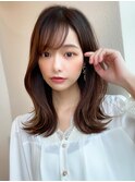 【福岡初出店☆AFLOAT 福岡】小顔前髪ありくびれレイヤーカット