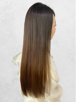 ヘアー アンド ビューティー ザ エフ 西尾店(Hair Beauty the F)の写真/なめらか美髪☆ブリーチした髪でも縮毛矯正OK!!厳選した薬剤を使用して髪への優しさをとことん追求!