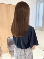 ラミエ バイ メルト 吉祥寺(lamie by melt)&nbsp;"久保田"縮毛矯正ストレートナチュラルブラウンベージュ艶髪