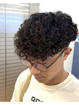 ビカムメンズヘアー 栄店(become men's hair) プードルパーマ/波巻きプードル