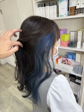 グレイス ヘア デザイニング(GRACE hair designing) インナーブルー