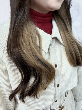 アルファ 我孫子店(alpha) レイヤーカット/インナーカラー/ミルクティー/グレージュ/我孫子