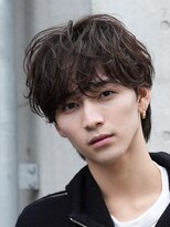 エリマ 横浜西口(elima)&nbsp;横浜西口シャドウパーマ大人メンズマッシュショート波巻きパーマ