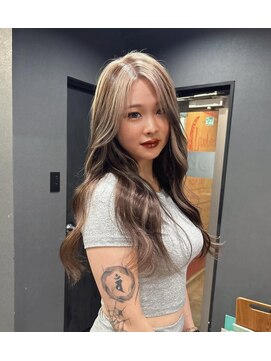 ボアップ 難波店(boappu) #プルエクステ#エクステ#デザインカラー#ハイトーン