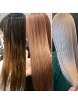 オリノ(olino)&nbsp;他店修正で叶える透明感シルバーベージュ