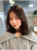 小顔くびれ顔まわりレイヤー