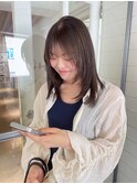 オリーブカラー×レイヤー