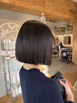 ヘアーデザインプレクト(Hair Design PRECT) 髪質改善×切りっぱなしボブ!