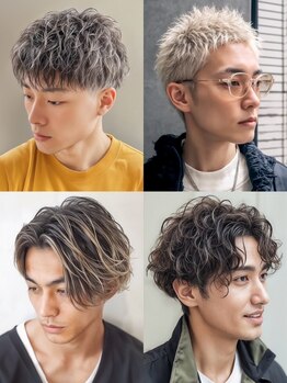 ジェニック バイ ノギオコザ(GENIC BY NOGIO KOZA)の写真/【朝10時前受付◎】トレンドに合わせたメンズスタイルのご提案★メンズのカラーやパーマメニューもご用意!