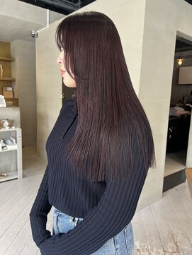 ヘアー アイス ルーチェ(HAIR ICI LUCE) ワインレッド/カシスレッド/質感再生カラー/堀場