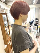 ナック 茶屋町(knack chayamachi)&nbsp;ピンクブラウン×丸みショート/阪急梅田