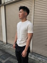ハイセンス(HISENSE)&nbsp;メンズカットバーバーヘアスキンフェードスパイキーショートGIA