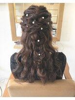 リリィ ヘアデザイン(LiLy hair design) LiLy hair design　～　編み込みハーフアップ