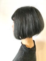 フレイムスヘアデザイン(FRAMES hair design)&nbsp;透明感たっぷりブルーグレージュ×ショートボブ