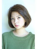 クラルス(Clarus) 内巻きワンカールのワンレン丸みショートボブ【中山】