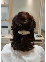 エメ(Aimer h-air)&nbsp;編み込みハーフアップ