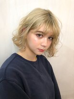 ヘアサロンエムフィス 池袋東口(HAIR SALON M Fe's) 外ハネボブ☆ことりベージュ