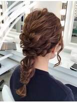 ベストシーン 新浦安店(Best Scene)&nbsp;編み下ろしヘア【結婚式】【ヘアセット】【トレンド】【デート】