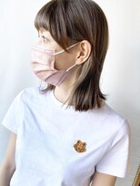 モリオ フロム ロンドン 成増店&nbsp;【morio成増/ムラマツ】アッシュ　前髪　イヤリングカラー