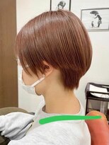 リンド 習志野市 京成大久保(Lind)&nbsp;大人可愛い/黒髪前下がりショートボブ丸みショート/抜け感ヘア