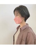 大人カジュアル似合わせショート