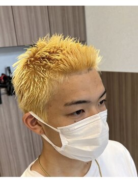 アール 多治見店(#arl) メンズカットカラー(ブリーチ)