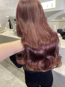 アンダーバーホワイト 静岡店(_WHITE) ピンク×つやつやロング