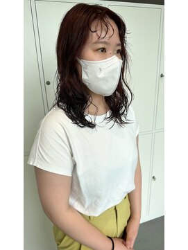 リノ 守山店(lino) 前髪パーマ、イルミナカラー