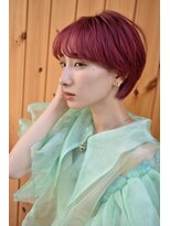 ブゾン(buZon)&nbsp;【buZonブゾン】ビビットピンクマッシュショート