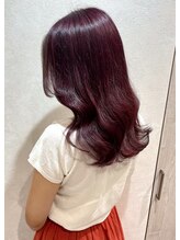 アッシュ 八王子店(Ash) 韓国ヘア/髪質改善/カシスピンク/ブリーチ/ケアブリーチ