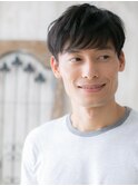 好感度◎ツーブロックくせ毛風前髪パーママッシュV上尾