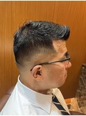 銀座　理容室　床屋　フェードカットコース　