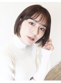 【 I. 】30代からのナチュラル前下がりショートボブ 川口